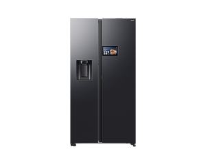 Samsung Bespoke AI Series 9 Freestanding American Style Fridge Freezer Black | RS90F64EEFEU