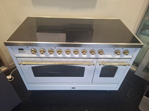 Ilve 120cm Induction Range Cooker White (Ex-Display, Sold as Seen) | PI127NE3/WHG