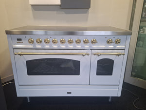 Ilve 120cm Induction Range Cooker White (Ex-Display, Sold as Seen) | PI127NE3/WHG