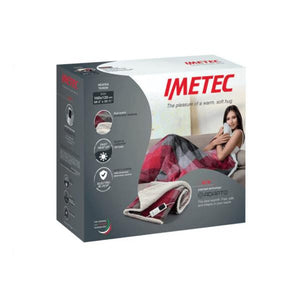 Imetec Deluxe Throw Tartan/White Sherpa | 16739