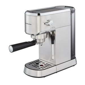 Morphy Richards Traditional Compact Pump Espresso Machine Stainless Steel | 172022