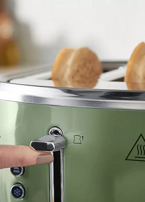 Russell Hobbs Stylevia 4 Slice Toaster - Sage Green | 26294