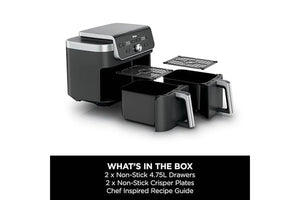 Ninja 9.5L Dual Zone XL 2-Drawer Air Fryer | DZ901UK