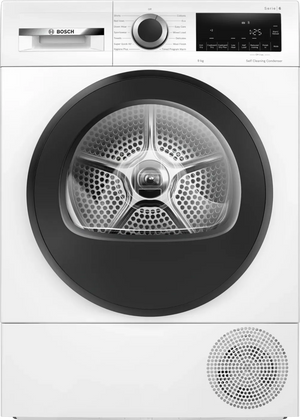 Bosch Series 6 9kg Heat Pump Tumble Dryer White | WQG24500GB