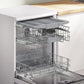Bosch Series 2 Full-size WiFi-enabled Freestanding Dishwasher White | SMS2HVW06G