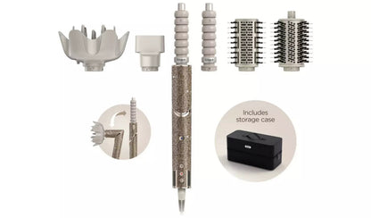 Shark FlexStyle Sparkle – Champagne Diamond Limited Edition 5-in-1 Air Styler & Hair Dryer Gift Set | HD446JSUK