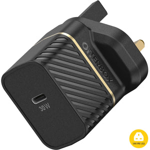 OtterBox Black Wall Charger 30W GAN Type C B | 78-80486