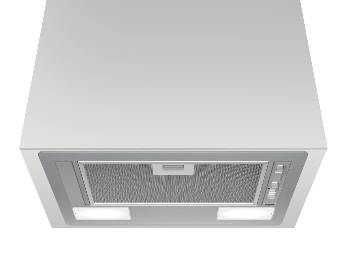 Hotpoint 60cm Integrated Canopy Cooker Hood | PCT64FLSS