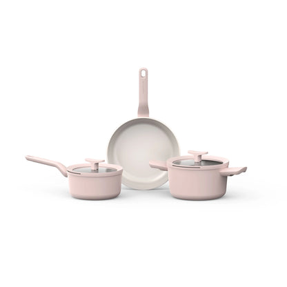 Berghoff LEO 5-piece Cooking Pot Set Balance Rose | 3950719