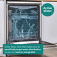 Bosch Series 2 Semi-Integrated Dishwasher Brushed Steel | SMI2HTS06G