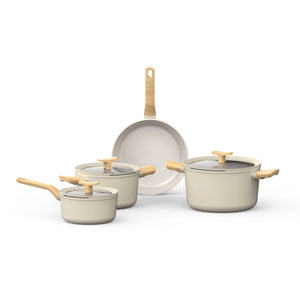 Berghoff LEO 7-piece Cooking Pot Set Balance Cream | 3950720