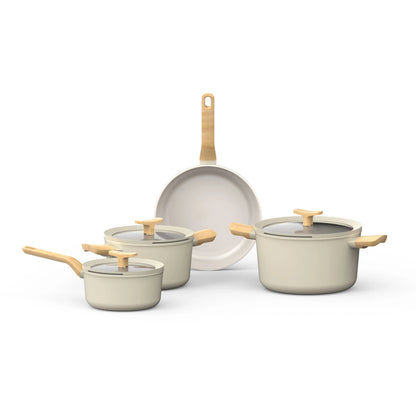 Berghoff LEO 7-piece Cooking Pot Set Balance Cream | 3950720