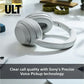 Sony Over-Ear Wireless Noise Cancelling Headphones Black | WHULT900NBCE7