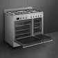 Smeg 90cm Range Cooker Dual Fuel Stainless Steel | CX92GM
