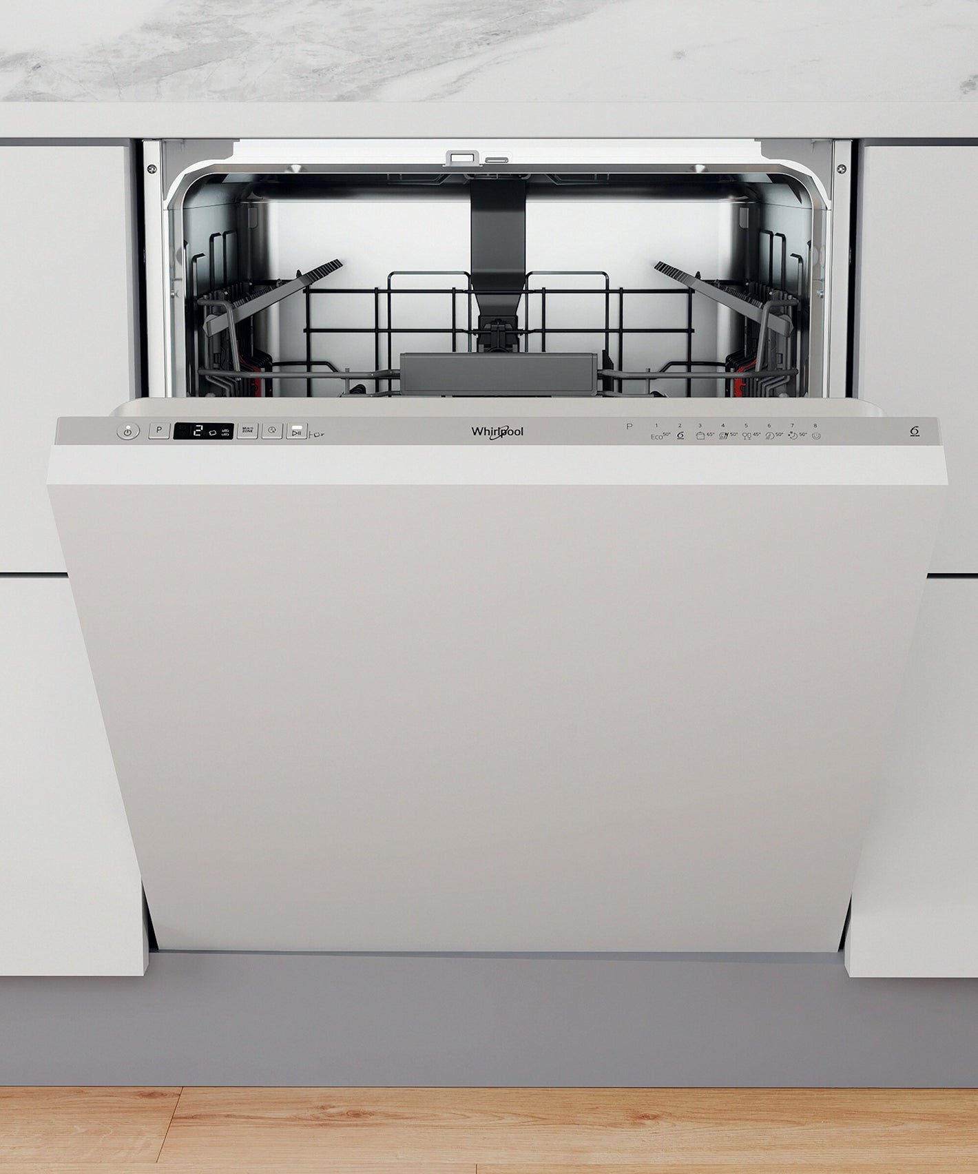 Whirlpool Integrated Dishwasher 14 Place White | WIC3C26NUK