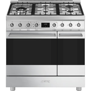 Smeg Range Cooker Classic Stainless Steel | C92GMX2