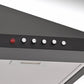 Luxair 110cm Premium Range Cooker Hood Black | LA-110-STD-BLK