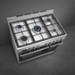 Smeg 90cm Range Cooker Dual Fuel Stainless Steel | CX92GM