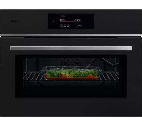 AEG 8000 Series MealAssist Built-in Combination Microwave Matte Black | TK8NK721T
