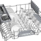 Bosch Series 2 Semi-Integrated Dishwasher Brushed Steel | SMI2HTS06G