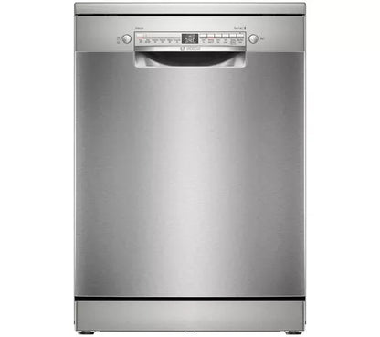 Bosch Series 2 Full-size WiFi-enabled Freestanding Dishwasher Brushed Steel | SMS2HVI06G