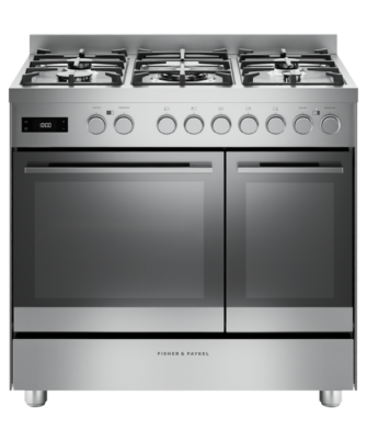 Fisher & Paykel 90cm Range Cooker with Gas Top in Stainless Steel | OR90L7DBGFX2