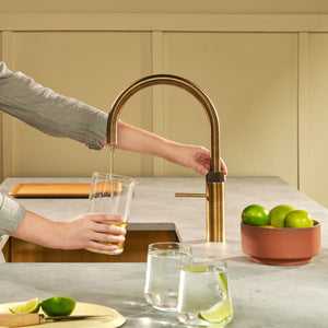 Quooker PRO3 Fusion Round Patinated Brass | 3FRPTN