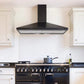 Luxair 110cm Premium Range Cooker Hood Black | LA-110-STD-BLK