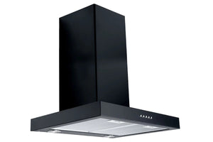 Luxair 60cm Flat Cooker Hood Black | LA-60-FLT-BLK