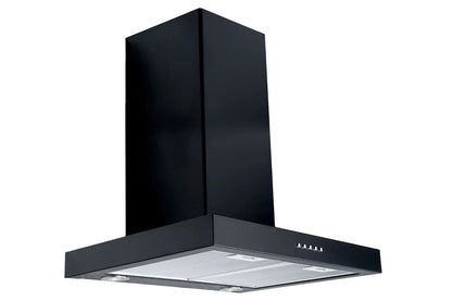 Luxair 60cm Flat Cooker Hood Black | LA-60-FLT-BLK