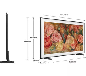 Samsung 55" The Frame Art Mode QLED 4K HDR Smart TV With Matte Display | QE55LS03DAUXXU