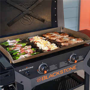 Blackstone 28inch Iron Forged Blackout Griddle Cooking Station with Hood | 257-2311DK