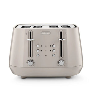 De'Longhi Eclettica 4 Slice Beige Toaster | CTY4003.BG