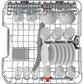 Hotpoint Freestanding Full Size Dishwasher with Rapid Wash Stainless Steel | HP2FFC14BN6XUK