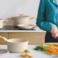 Berghoff LEO 7-piece Cooking Pot Set Balance Cream | 3950720