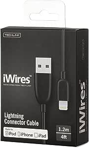 Techlink iWires USB 2.0 Plug to Lightning Plug Cable Black | TL528780