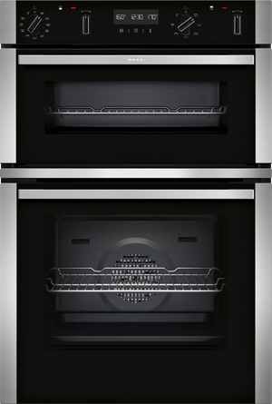 Neff N50 Built in Electric Double Oven Home Connect Stainless Steel | U2ACH7AN7B