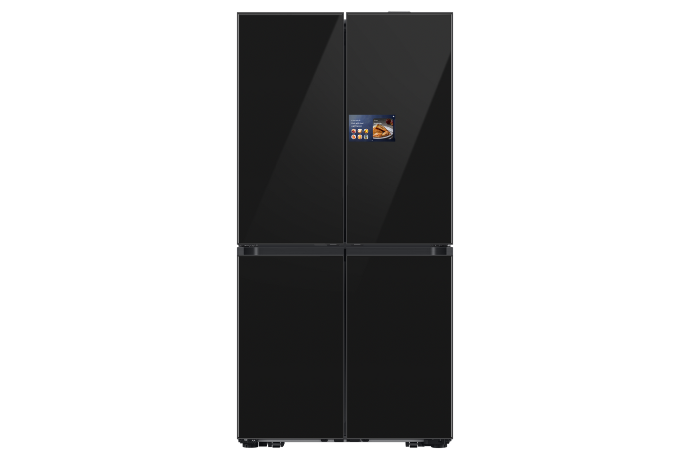 Samsung 654L Bespoke Series 9 Multi Door Fridge Freezer with AI Home..Gloss Black | RM90F67CECEU