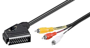 Vivanco Scart To RCA Cable 2M | 47502