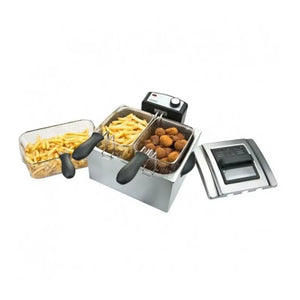 Bourgini Triple Deep Fat Fryer 5L Stainless Steel | 147186