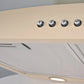 Luxair 90 cm Curved Glass  Wall Mounted Cooker Hoods | LA-90-CVD-IV