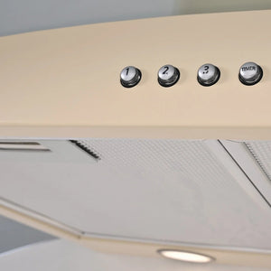 Luxair 90 cm Curved Glass  Wall Mounted Cooker Hoods | LA-90-CVD-IV