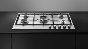 Fisher & Paykel 90cm LPG Gas Hob | CG905DLPX1 ( Ex-Display Slight Scratching ) *Bottle gas only