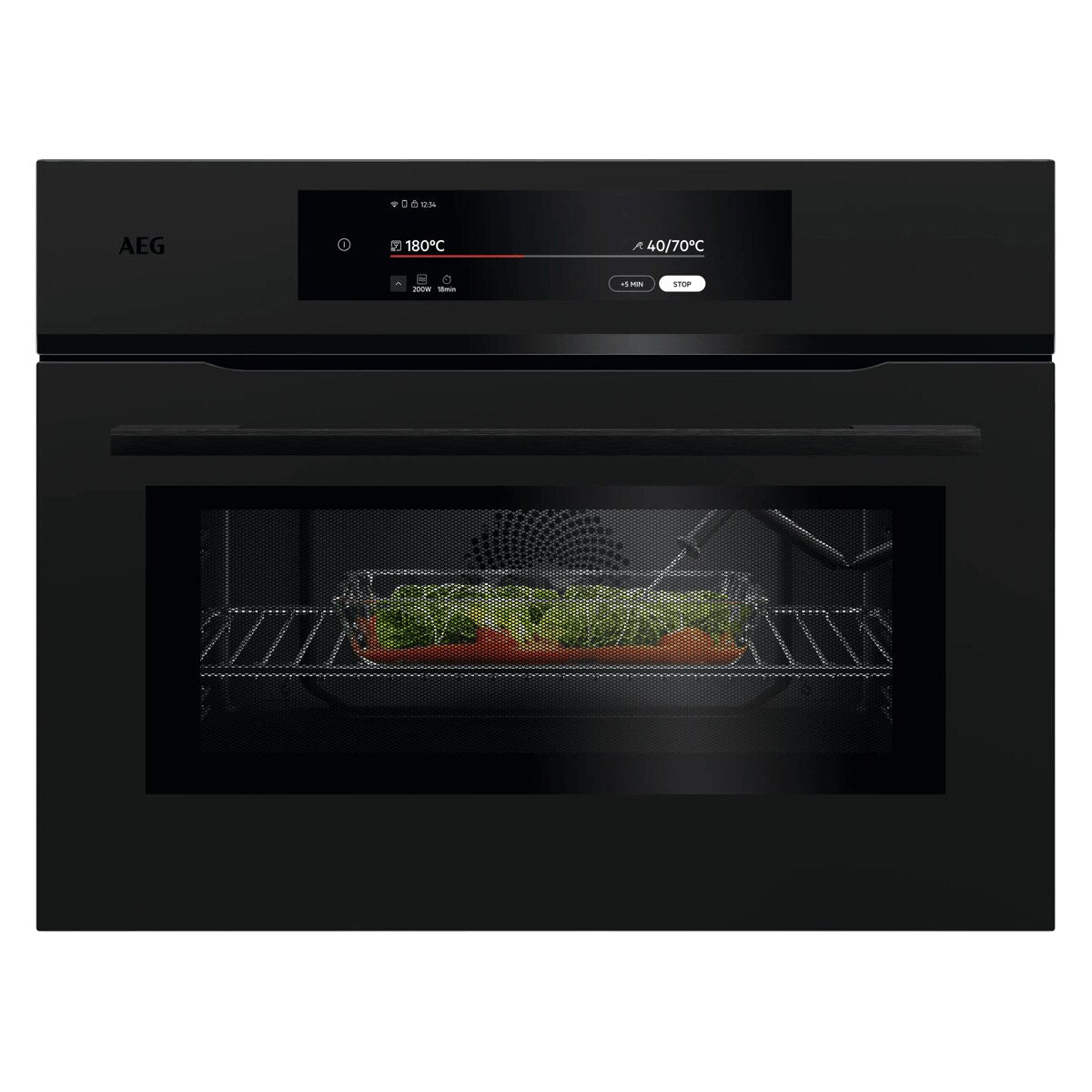AEG 9000 ProAssist CombiQuick® Electric Black Oven | NKK9N821T