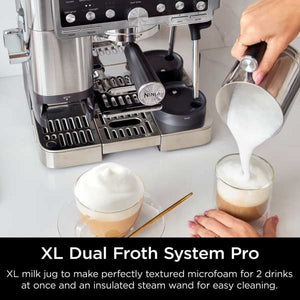 Ninja Luxe Café Pro Coffee Machine - Black & Stainless Steel | ES701UK