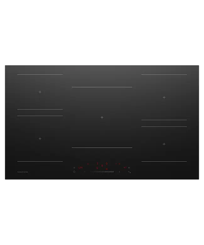 Fisher & Paykel Series 5 90cm Wide 5 Zone Induction Hob Black | CI905CTB2
