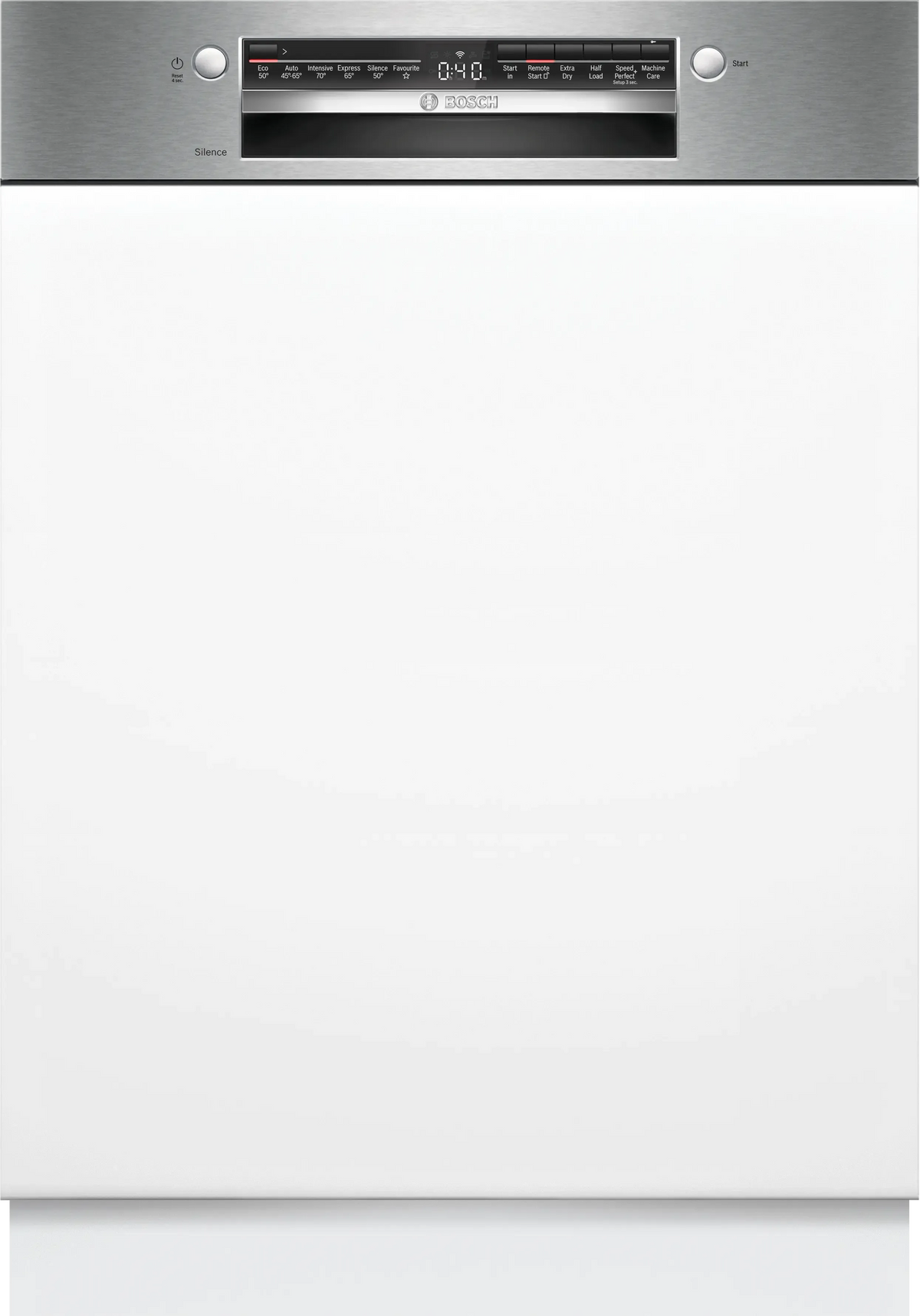 Bosch Series 2 Semi-Integrated Dishwasher Brushed Steel | SMI2HTS06G