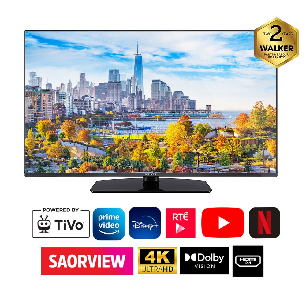 WALKER 43INCH 4K HDR TIVO SMART TV  | WP4K43251BRD