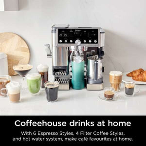 Ninja Luxe Café Pro Coffee Machine - Black & Stainless Steel | ES701UK