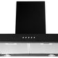 Luxair 60cm Flat Cooker Hood Black | LA-60-FLT-BLK